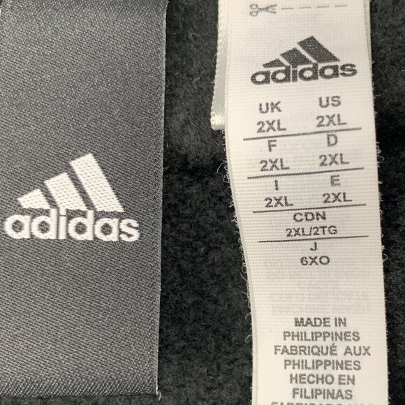 Adidas Pullover Logo Hoodie Men's Size 2 X-Large - Picture 4 of 5